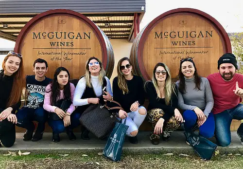 Hunter valley wine tasting