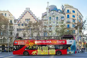 Barcelona City Tour Hop-on Hop-off Bus Tickets